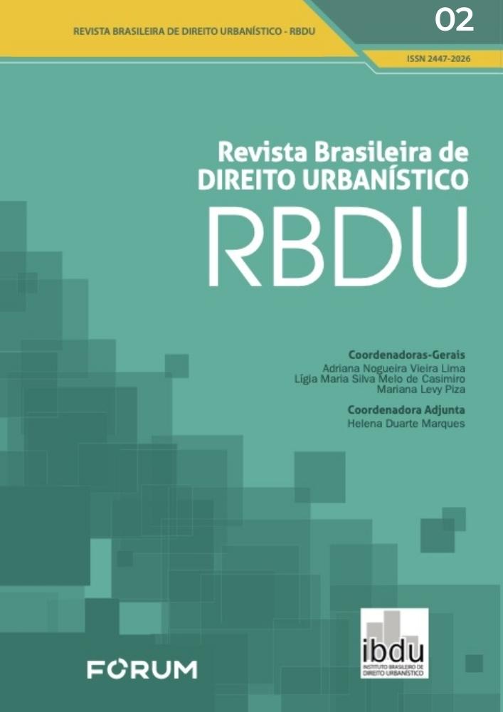 Revista Brasileira de Direito Urbanístico - RBDU